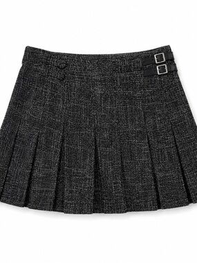 Max Studio London Size M Black Pleated Mini
